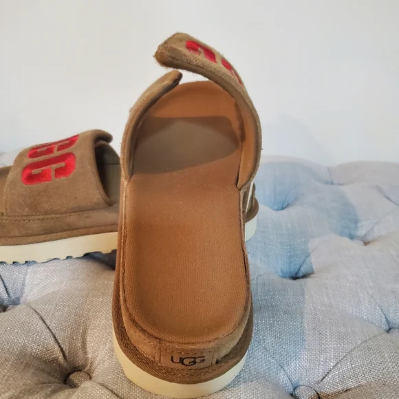 UGG Womens Laton Slide, Chestnut (Size: 8 - NEW) - Picture 9 of 12